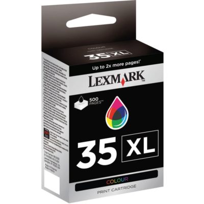 Lexmark 35 High Yield Ink Cartridge, Tri-Colour Single Pack 18C0035E Lexmark 35 High Yield Ink Cartridge, Tri-Colour Single Pack 18C0035E